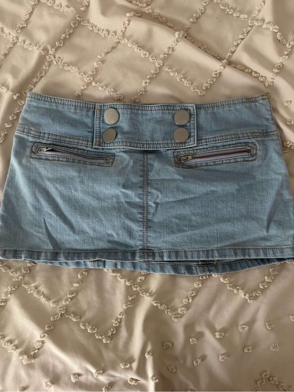 Denim miniskirt